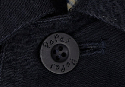 Papas Waist Cord Raglan Coat Navy Size L