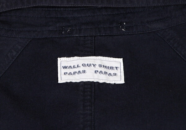 Papas Waist Cord Raglan Coat Navy Size L