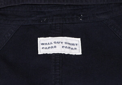 Papas Waist Cord Raglan Coat Navy Size L
