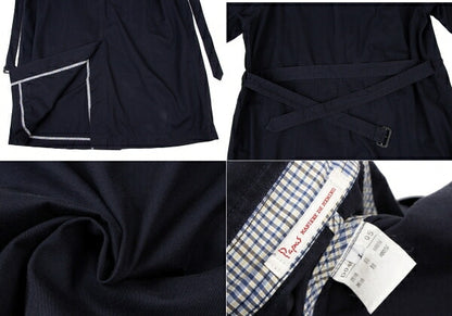 Papas Waist Cord Raglan Coat Navy Size L