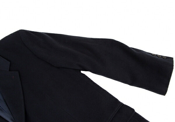 Papas Navy Melton Wool Chester Coat Size L48
