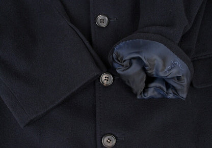 Papas Navy Melton Wool Chester Coat Size L48