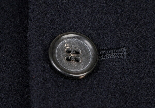 Papas Navy Melton Wool Chester Coat Size L48