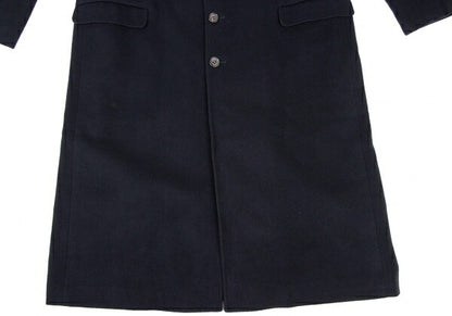 Papas Navy Melton Wool Chester Coat Size L48