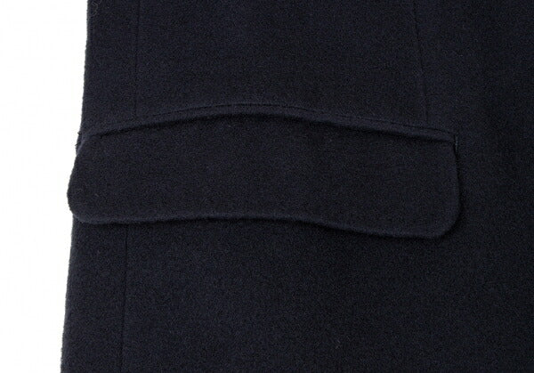 Papas Navy Melton Wool Chester Coat Size L48