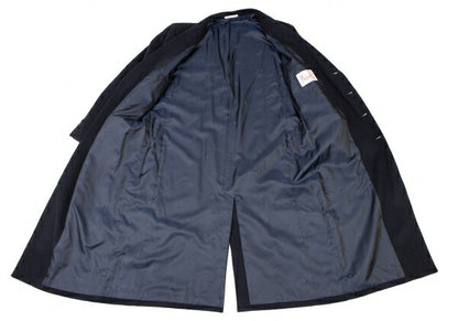 Papas Navy Melton Wool Chester Coat Size L48