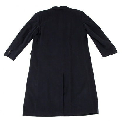 Papas Navy Melton Wool Chester Coat Size L48