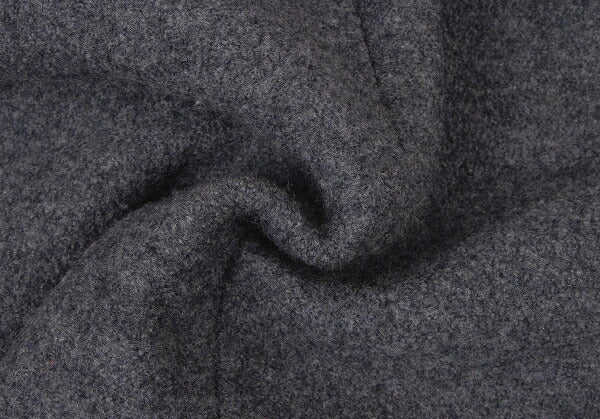 Papas Gray Boiled Wool Toggle Button Half Coat Size L