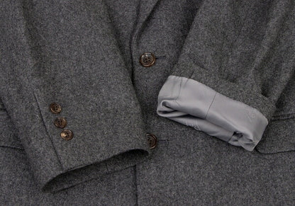 Papas Gray Wool 2-Button Jacket Size L48
