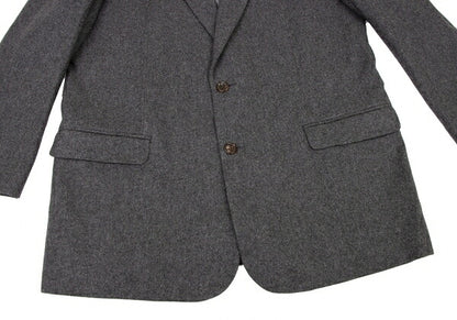 Papas Gray Wool 2-Button Jacket Size L48