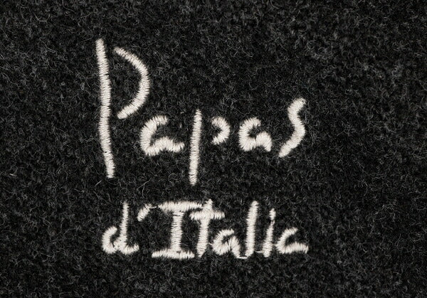 Papas Wool Blend Zip Pocket Shirt Jacket Charcoal Size L