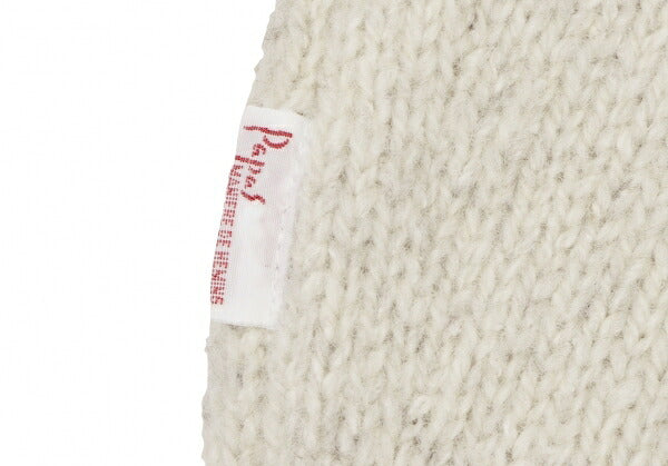 Papas Beige Silk Blend Crew Neck Knit Sweater Size L