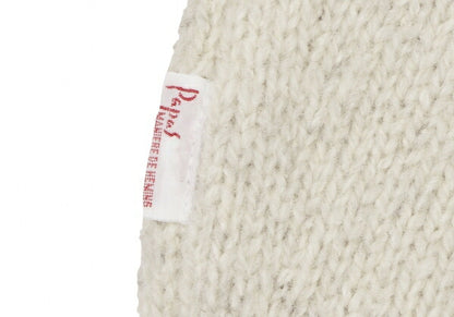 Papas Beige Silk Blend Crew Neck Knit Sweater Size L