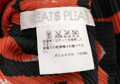 PLEATS PLEASE 15AW Lip Print Turtleneck Blouse Black Size 3