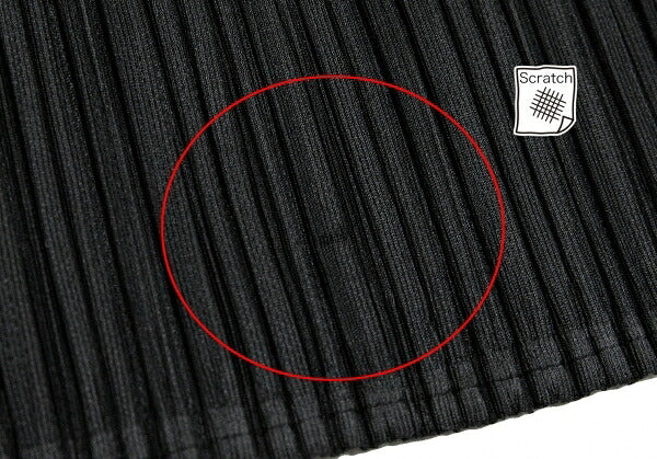 PLEATS PLEASE Polyester Ethnic Print Pants Charcoal Size 1
