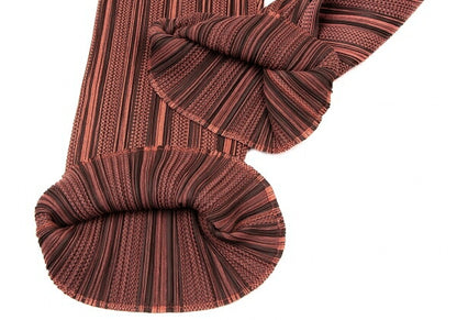 PLEATS PLEASE Multi Stripe Wide Pants Brown Size 1