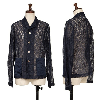 COMME des GARCONS Garment Dyed Poly Jacket Blue Size M