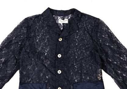 COMME des GARCONS Garment Dyed Poly Jacket Blue Size M