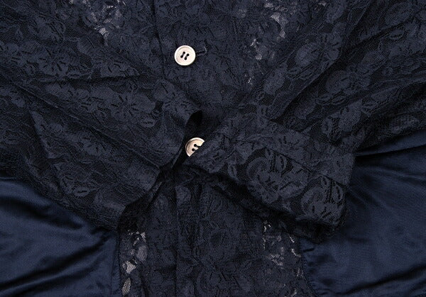 COMME des GARCONS Garment Dyed Poly Jacket Blue Size M