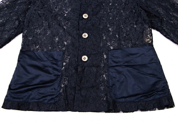 COMME des GARCONS Garment Dyed Poly Jacket Blue Size M