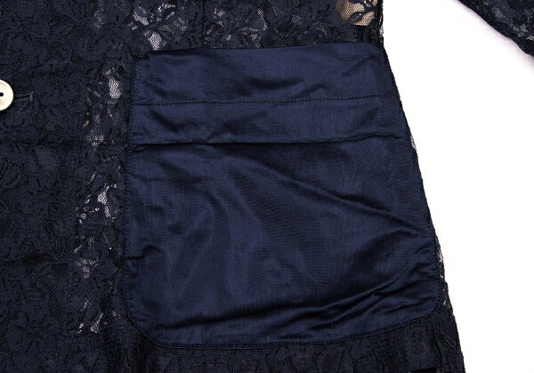 COMME des GARCONS Garment Dyed Poly Jacket Blue Size M