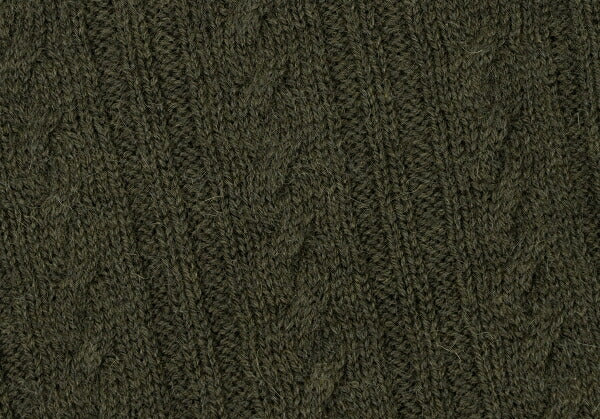 45rpm 45R umii908 Alpaca Blend Wool Cable Dark Green Sweater Size 2