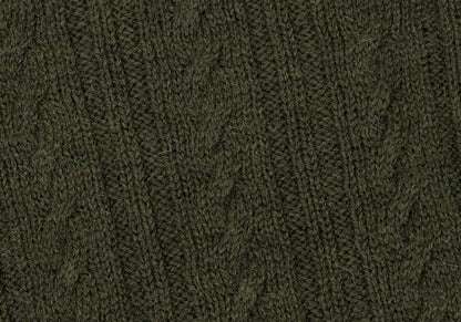 45rpm 45R umii908 Alpaca Blend Wool Cable Dark Green Sweater Size 2