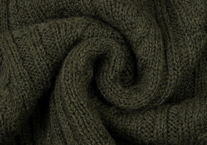 45rpm 45R umii908 Alpaca Blend Wool Cable Dark Green Sweater Size 2