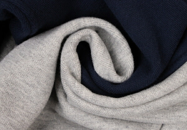 Papas Logo Patch Varsity Jacket Grey Navy Size S