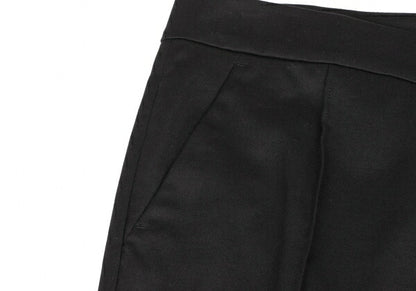 RED VALENTINO Covered Button Pintuck Pants Black Size 40