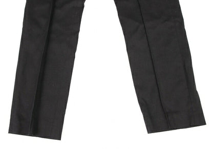 RED VALENTINO Covered Button Pintuck Pants Black Size 40