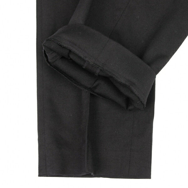 RED VALENTINO Covered Button Pintuck Pants Black Size 40