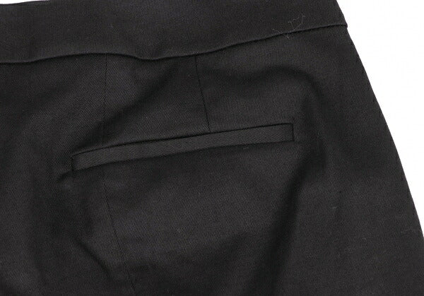 RED VALENTINO Covered Button Pintuck Pants Black Size 40