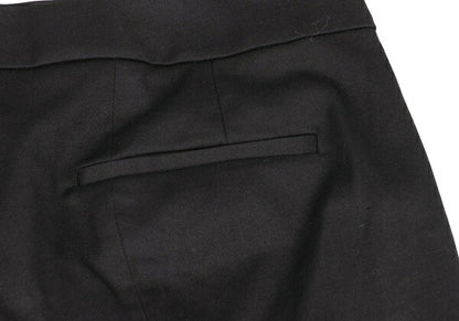 RED VALENTINO Covered Button Pintuck Pants Black Size 40
