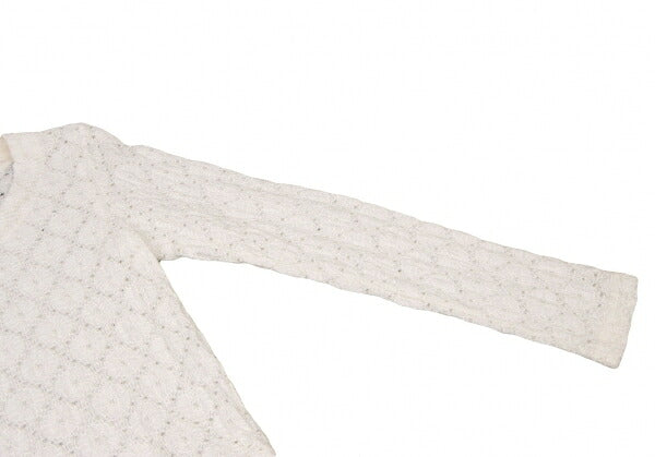 COMME des GARCONS Processed Cotton Lace Shirt White Size XS