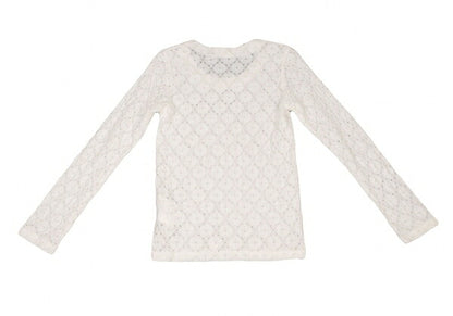 COMME des GARCONS Processed Cotton Lace Shirt White Size XS