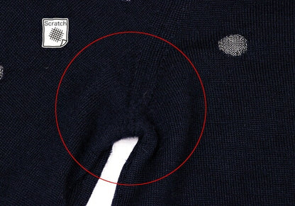 COMME des GARCONS Wool Sheer Dot Knit Sweater Size SS