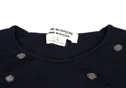 COMME des GARCONS Wool Sheer Dot Knit Sweater Size SS