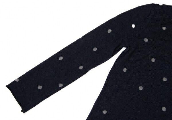 COMME des GARCONS Wool Sheer Dot Knit Sweater Size SS
