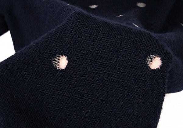 COMME des GARCONS Wool Sheer Dot Knit Sweater Size SS