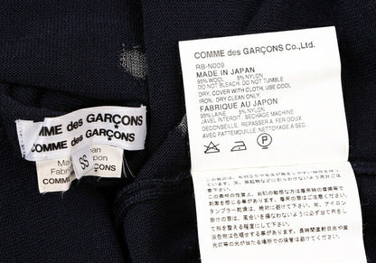 COMME des GARCONS Wool Sheer Dot Knit Sweater Size SS