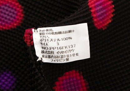 ISSEY MIYAKE PLEATS (T.) Stretch Pleated T-Shirt Red Size 3