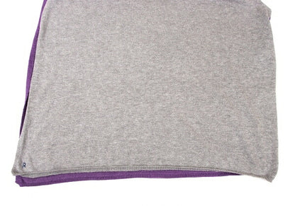 45rpm Bicolor Asymmetric Knit Poncho P/LG Size M