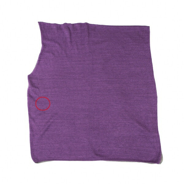 45rpm Bicolor Asymmetric Knit Poncho P/LG Size M
