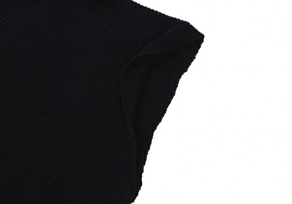45rpm 45R Wool Irregular Knit Poncho Navy