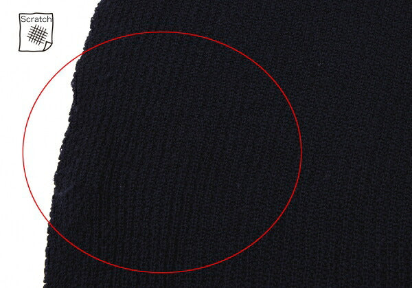 45rpm 45R Wool Irregular Knit Poncho Navy