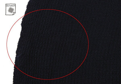 45rpm 45R Wool Irregular Knit Poncho Navy