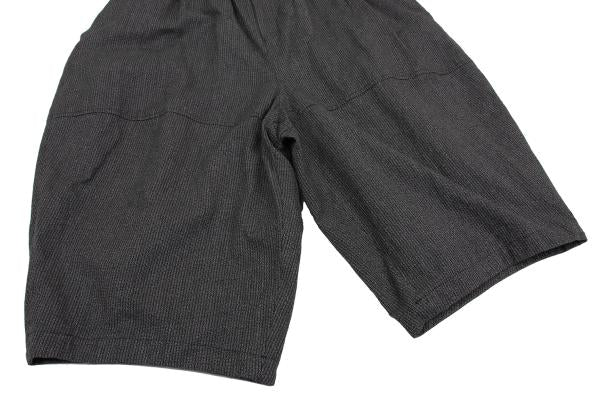BLACK COMME des GARCONS Cut-Off Stripe Pants Gray Size S