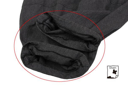 BLACK COMME des GARCONS Cut-Off Stripe Pants Gray Size S