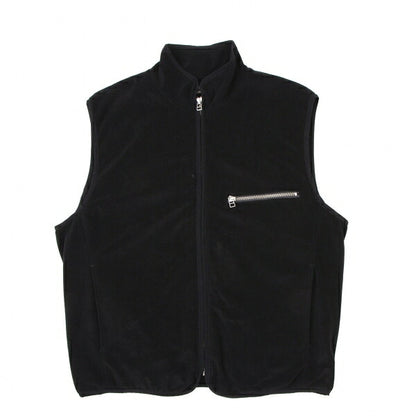 ISSEY MIYAKE MEN Fleece Zip Vest Black Size L